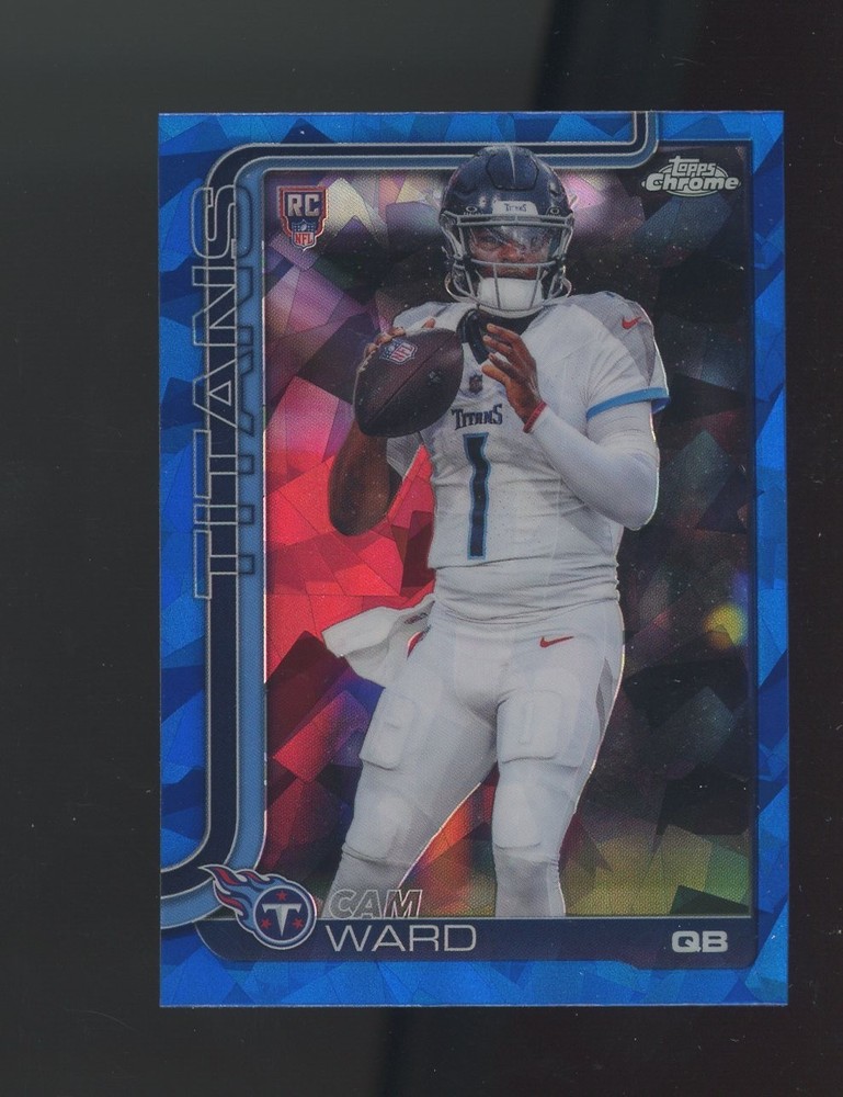 Auction #2 2025 Topps Chrome Sapphire #314 Cam Ward Titans RC RookiePROBSTEIN is actively accepting consignments !!