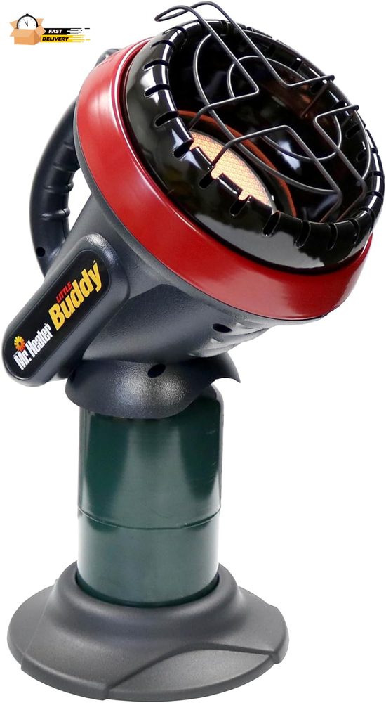 F215100 MH4B Little Buddy 3800-BTU, Indoor Safe Propane Heater with ODS & Tip-O