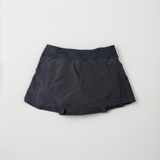 LULULEMON Pace Rival Pleated Skirt with Shorts Black Size 10