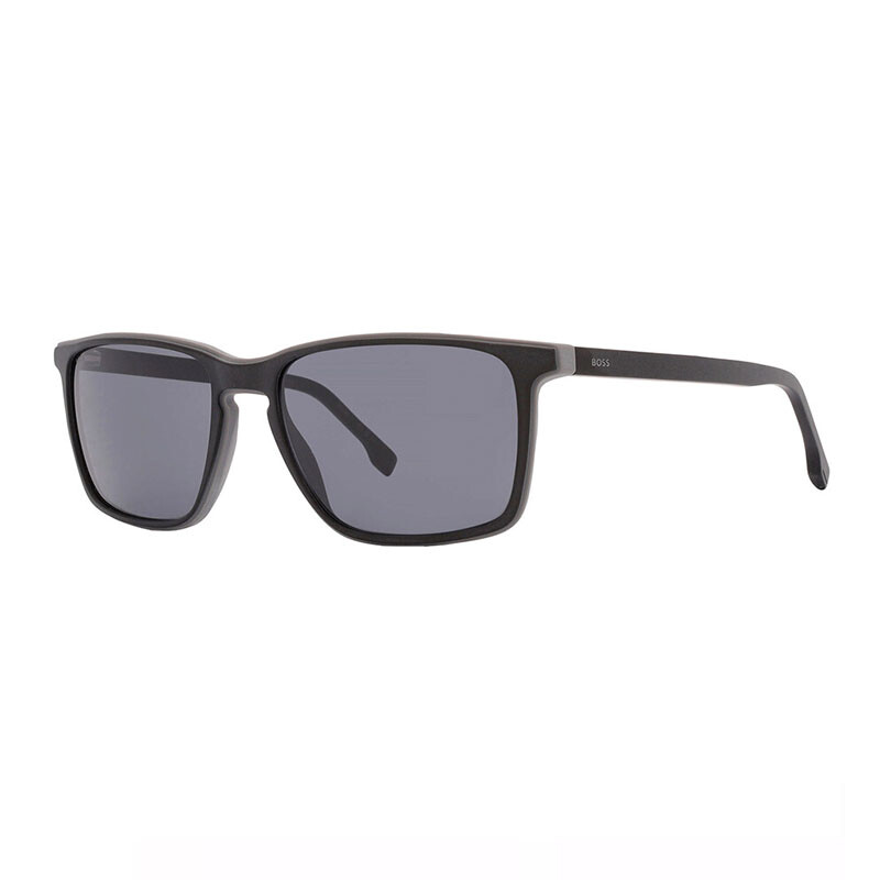 Hugo Boss BOSS 1556/O/S 0O6W IR Matte Black/Grey/Grey 57-18-145 Sunglasses Ne...