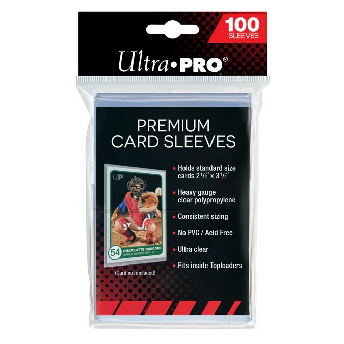 Ultra PRO 2.5 x 3.5 inch Trading Card Penny Soft Sleeves - 100 Pack (AW11739)