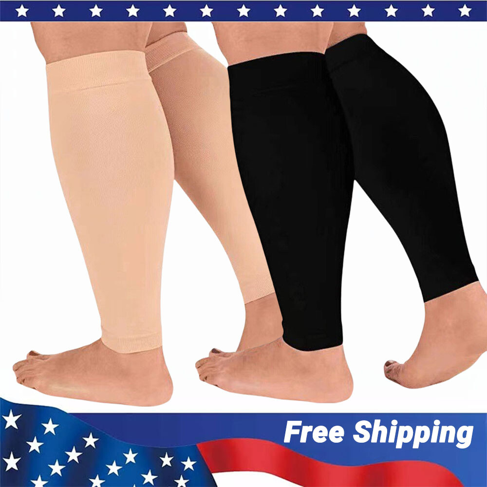 Compression Calf Sleeves for Martial Arts Volleyball Cycling Support