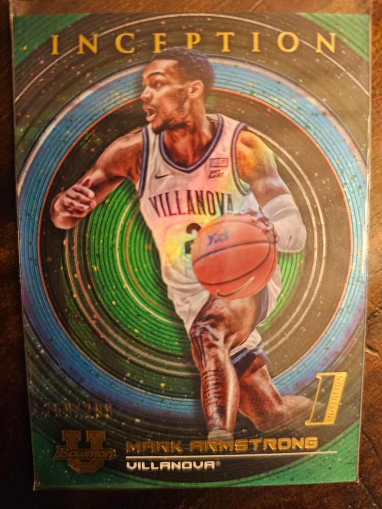 2022-23 Bowman University Inception Mark Armstrong Green Foil #62 259/299 (RC)