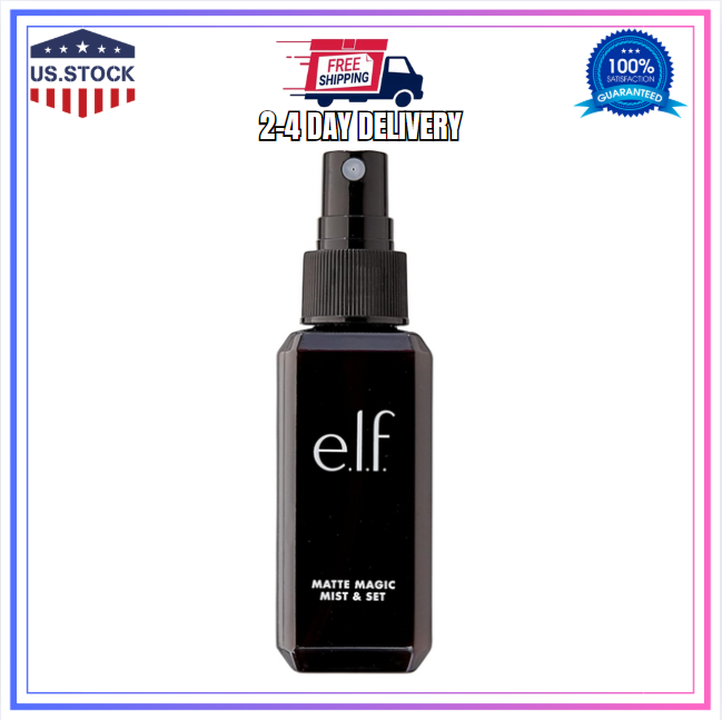e.l.f. Matte Magic Mist & Set, Mattifying & Hydrating, 2.0 Fl Oz