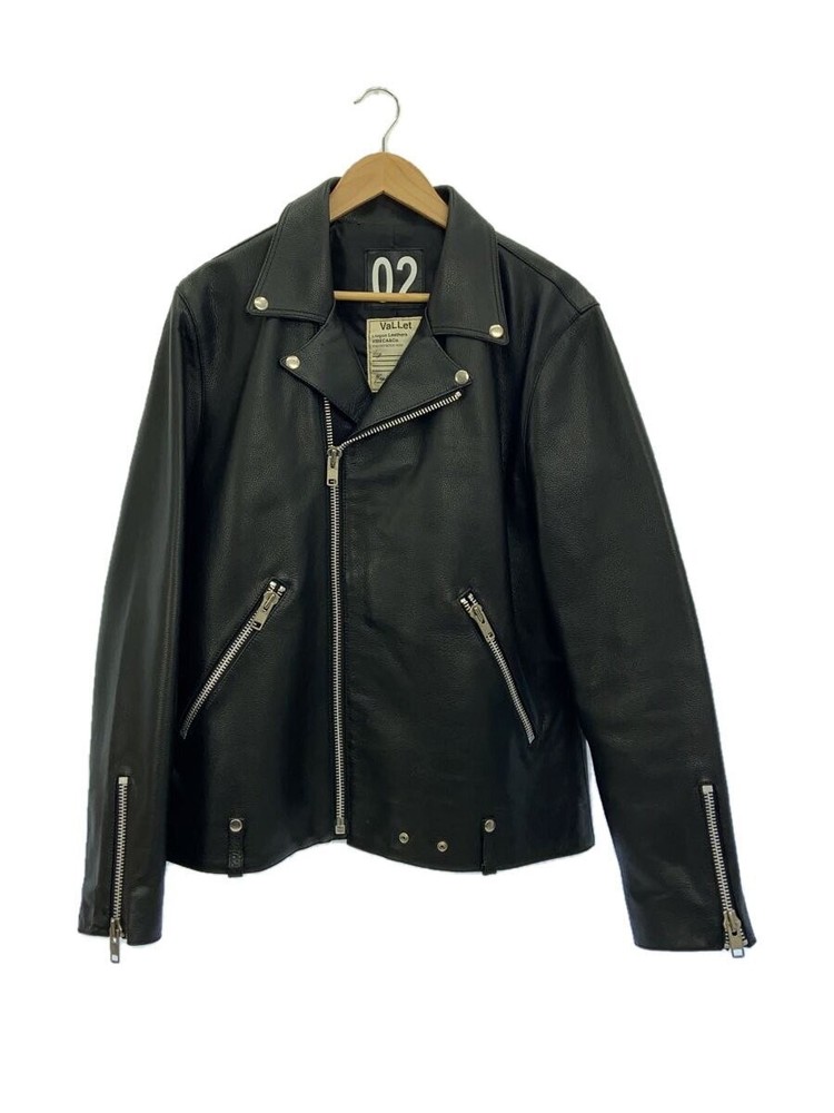 Vallet Riders Leather Jacket Blouson 3L Black 173