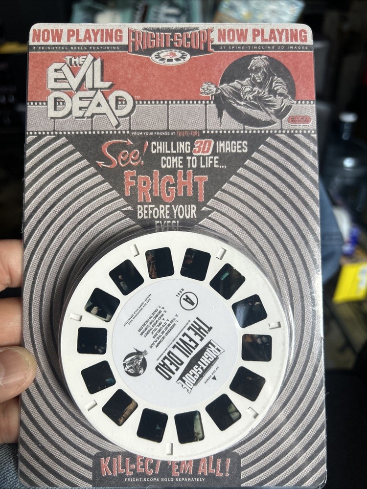 The Evil Dead Fright Scope view-master 3 Reels Pack NEW Sealed