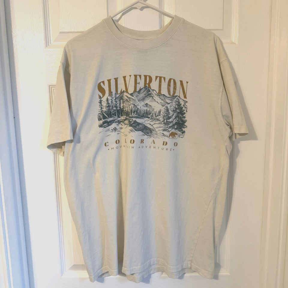 Silverton Colorado Mens Tshirt Size XL Short Sleeve Mountains