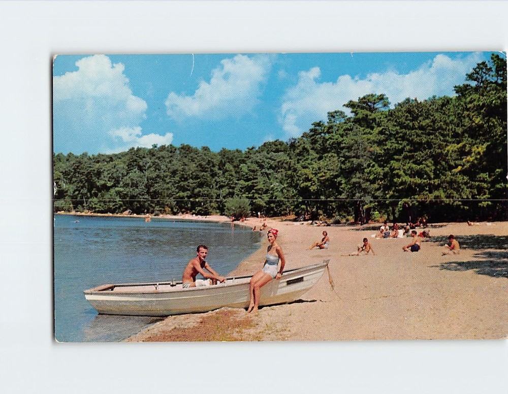 Postcard Beach Scene Nickerson State Park Cape Cod Massachusetts USA