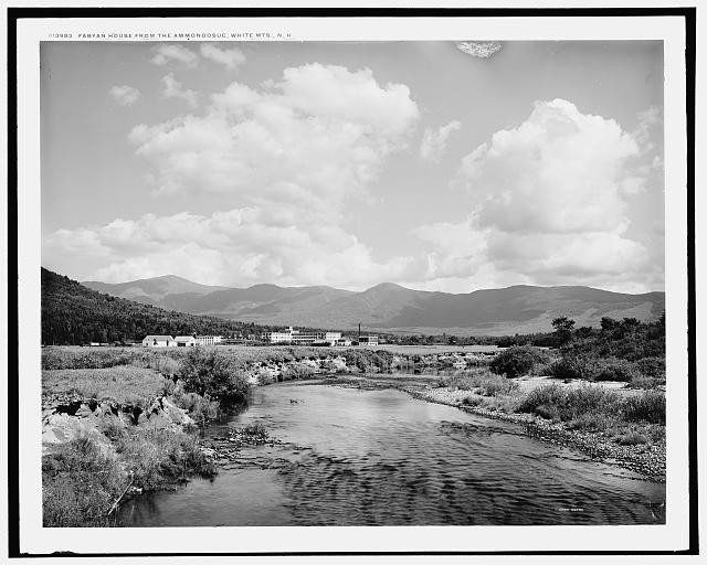 Fabyan House,Ammonoosuc River,hotels,White Mountains,New Hampshire,NH,c1901