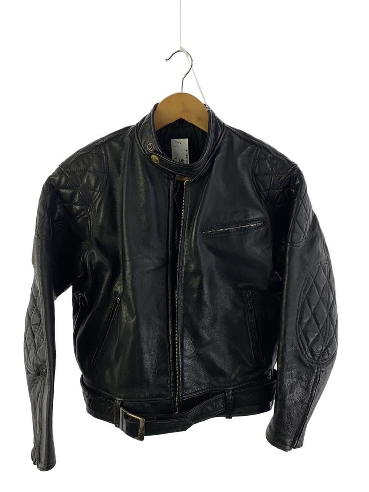 Rumanchampion/Single Rider Jacket/-/Leather/Blk 3475