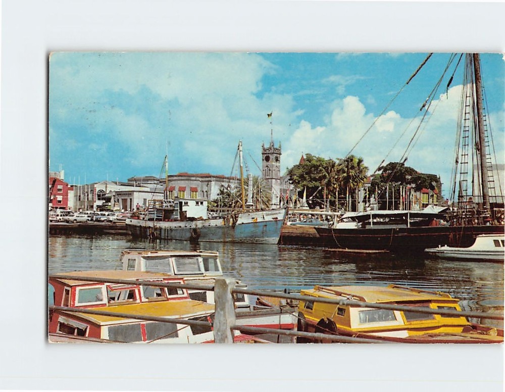 Postcard Careenage Bridgetown Barbados