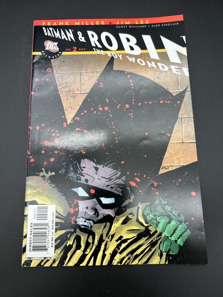 Dc All Star Batman & Robin The Boy Wonder Scott Williams Alex Sinclair