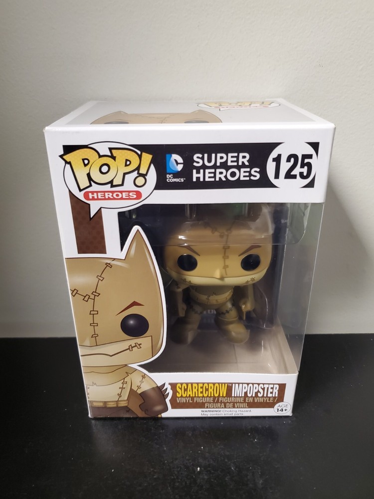 Funko Pop Super Heroes Scarecrow Imposter 125 with Box Damage
