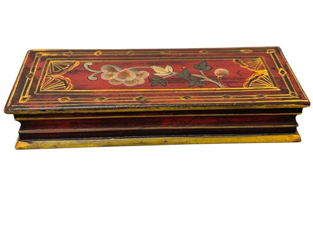 Hand painted Indian Style Wooden Box.