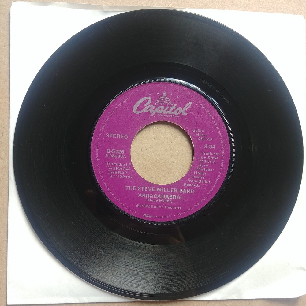 THE STEVE MILLER BAND Abracadabra 45 7