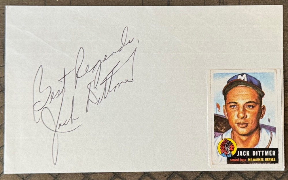 Jack Dittmer Signed 3