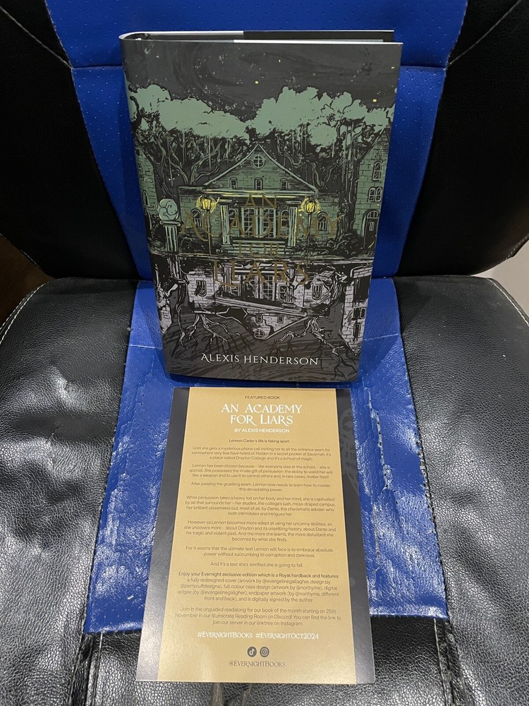 Signed Alexis Henderson - The Academy of Liars Illumicrate Evernight Exclusive Edition-image