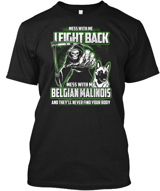 Belgian Malinois Dog Lovers T-Shirt Made in the USA Size S to 5XL