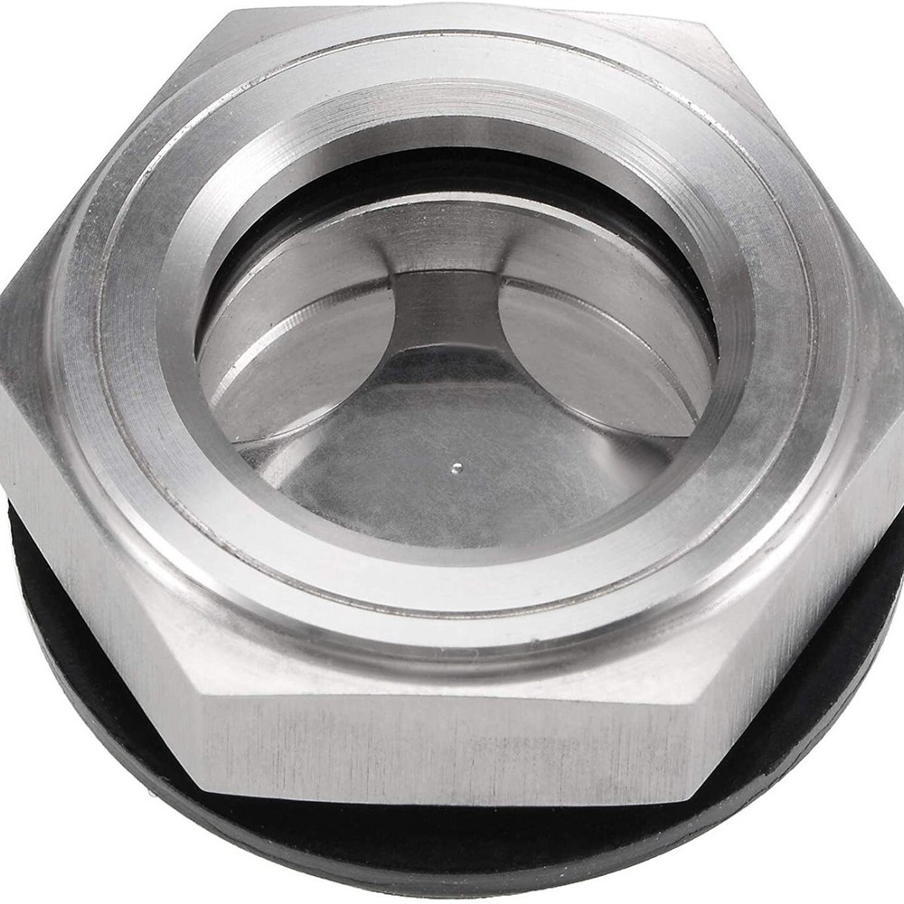 Oil Liquid Level Gauge Sight Glass 3/4 NPT Male Threaded Air Compressor Fittings