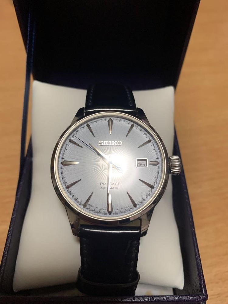 Seiko Presage Automatic Watch Back Sketch