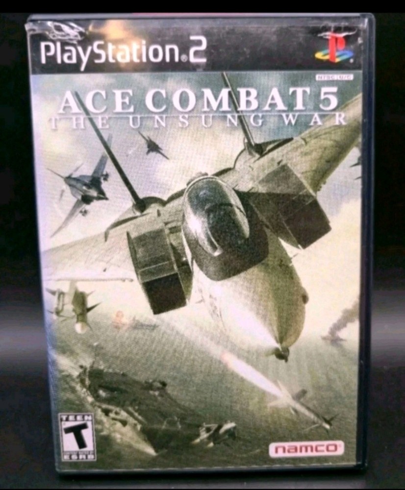Ace Combat 5: The Unsung War PS2 Sony PlayStation 2 with Manual-image