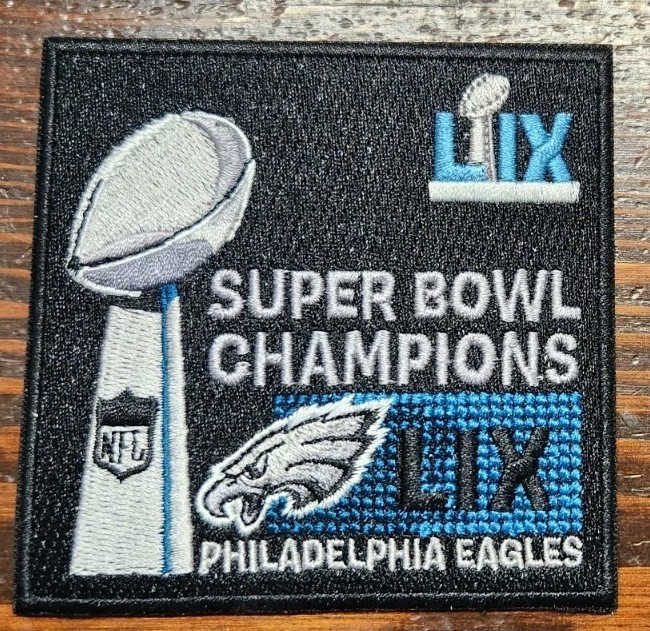 Philadelphia Eagles Super Bowl LIX Champions 59 Patch