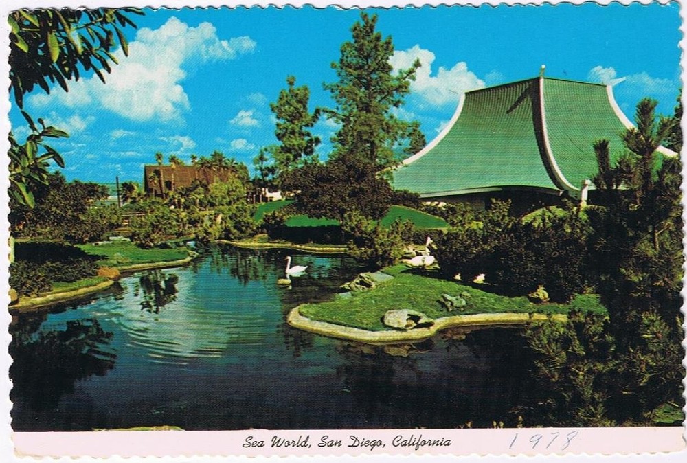 California Postcard San Diego Sea World Mission Bay Aquatic Park