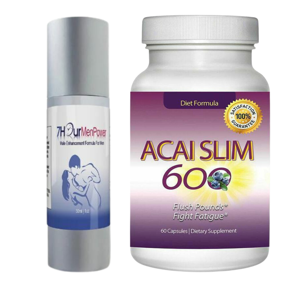 7Hour Power Male Enhancement Arousal Gel Acai Slim Berry Weight Loss Supplement-image