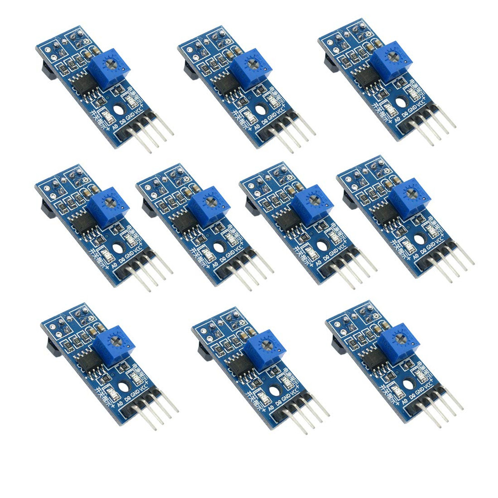 10Pcs TCRT5000 Infrared Reflective Sensor IR Photoelectric Switch Barrier Line O