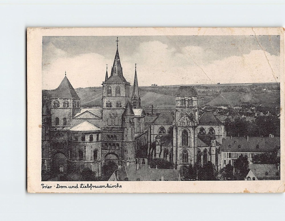Postcard Church of Our Lady in Trier Germany
