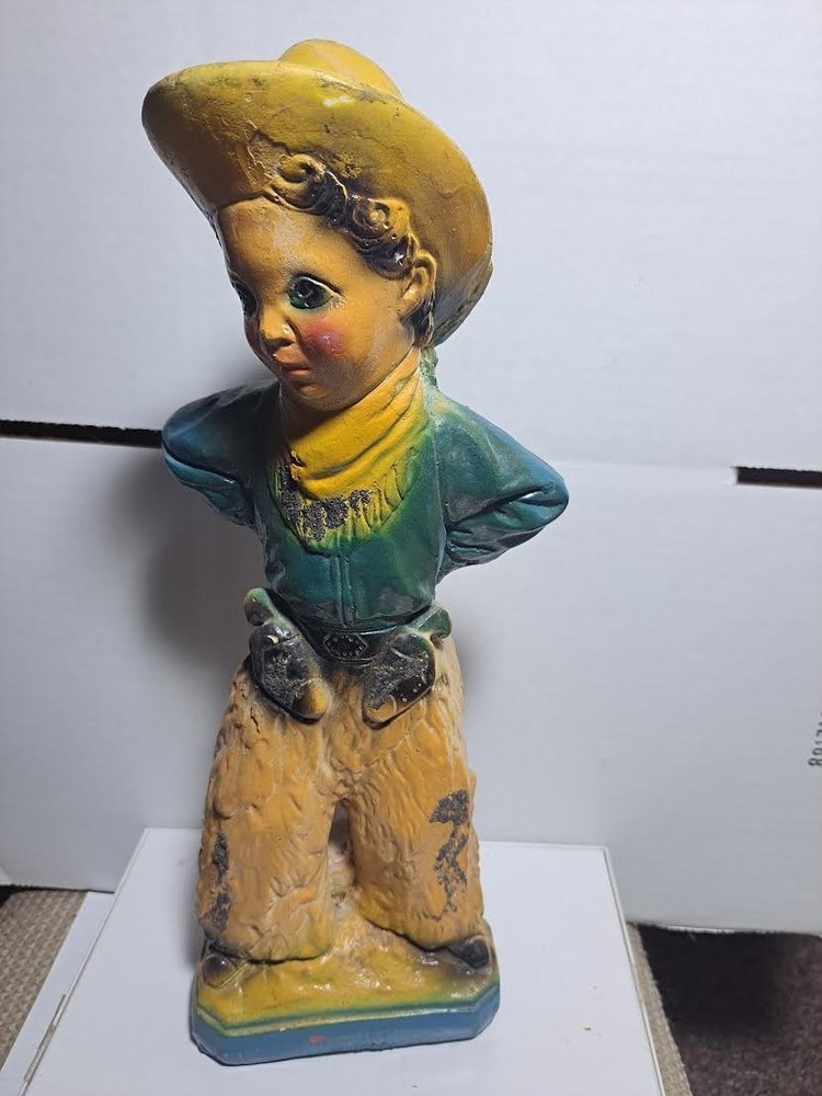 Carnival chalk cowboy