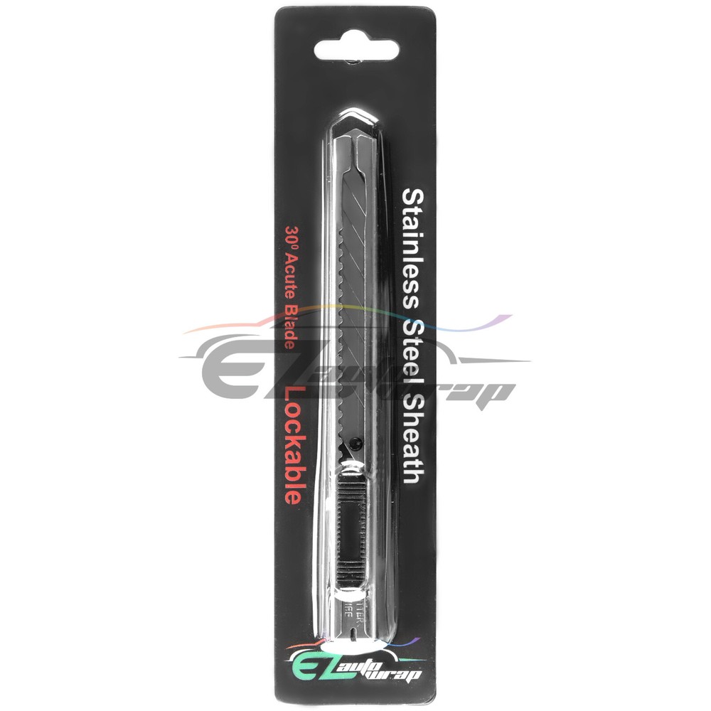 Stainless Steel 30 Degree Razor Knife for Vinyl Wrapping & Precision Cutting