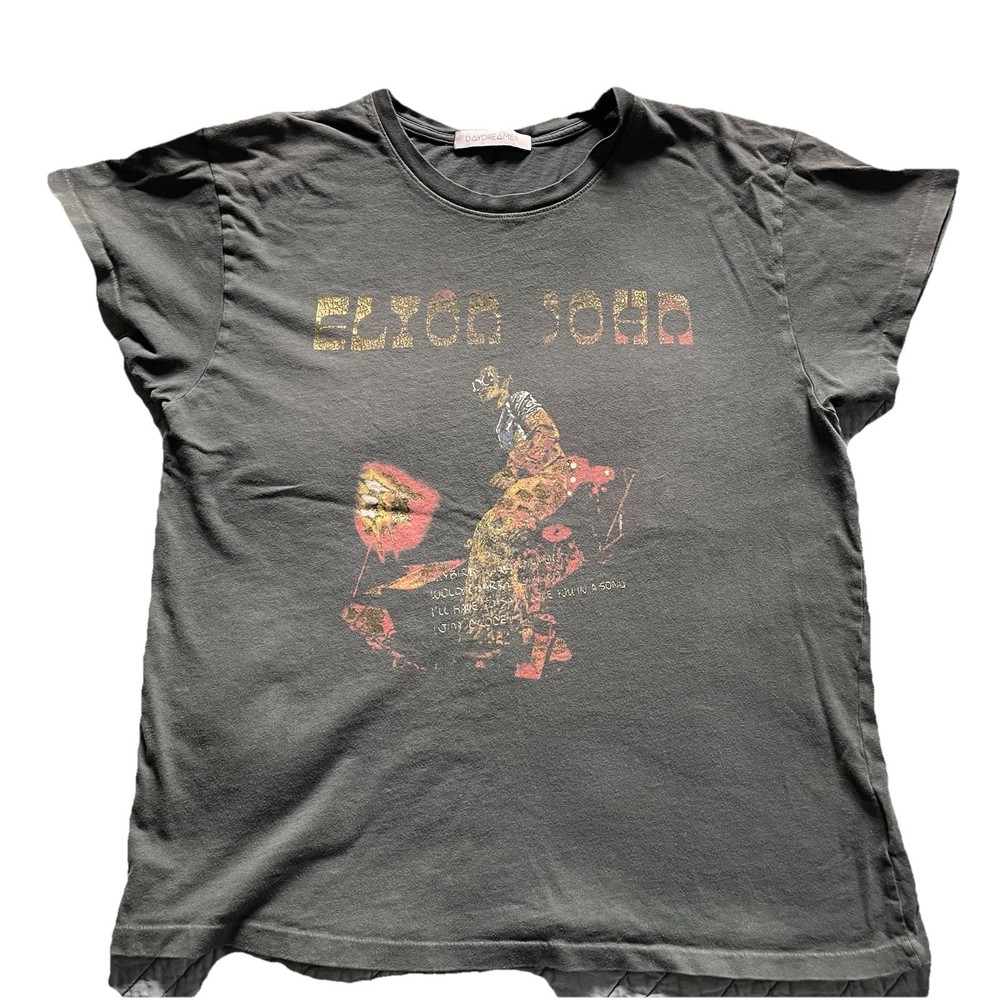 Vintage Vibes Daydreamer For Free People Elton John T-Shirt Size Medium USA Tee