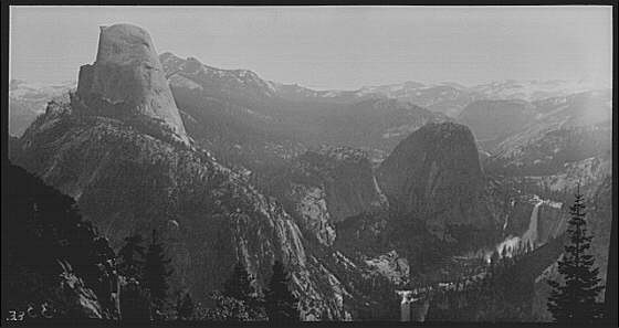 Photo:Yosemite National Park CA 1903-1906 Half Dome Valley Vista