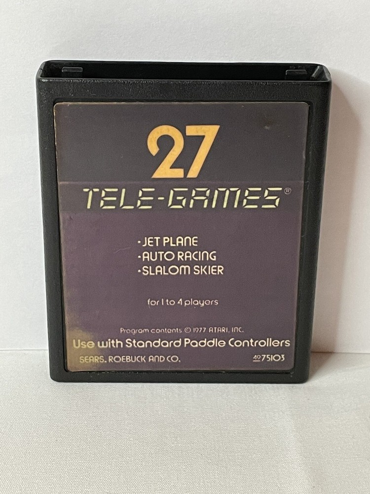 Atari 2600 Sears Tele-Games Speedway II Cartridge Only Cleaned Tested