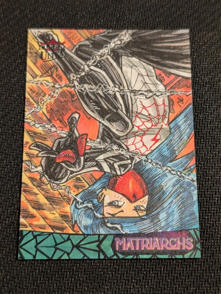 2024 Upper Deck Matriarchs of Marvel Silk Sketch Card by Sugiarto Aliputra 1/1