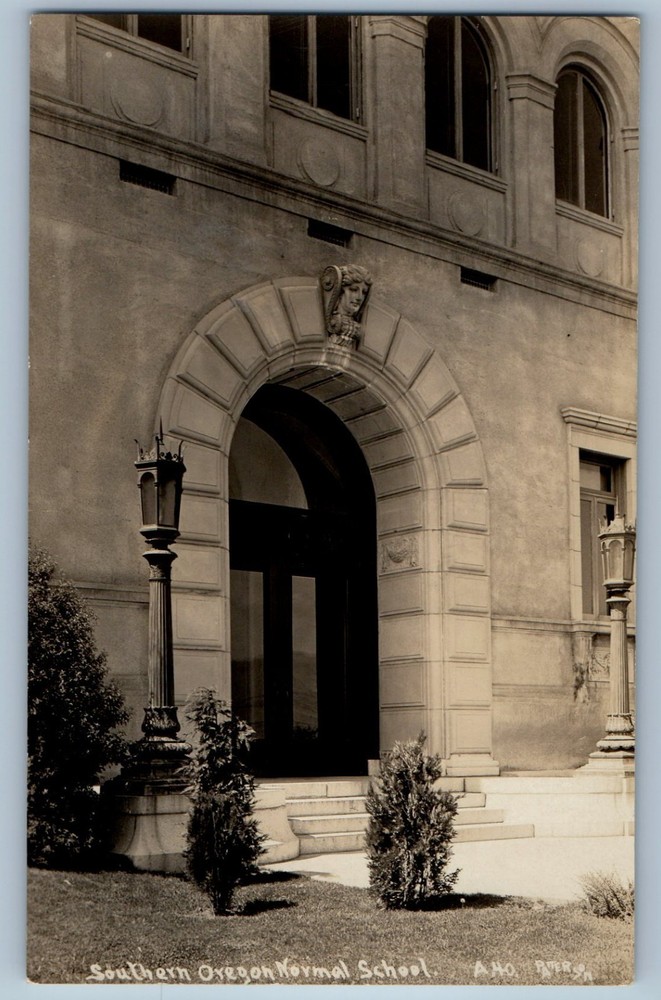 Southern Oregon Normal School Ashland Oregon OR Patterson RPPC Photo Postcard