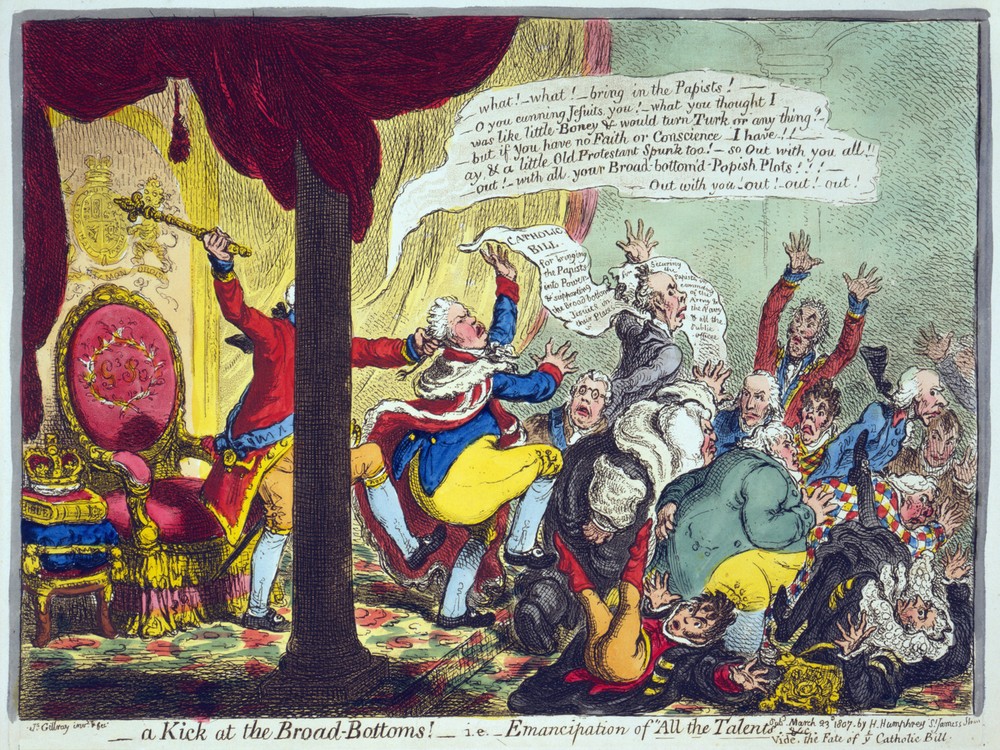 A Kick at the broad bottom Decor Poster. Fine Graphic Art. Interior Design. 2162