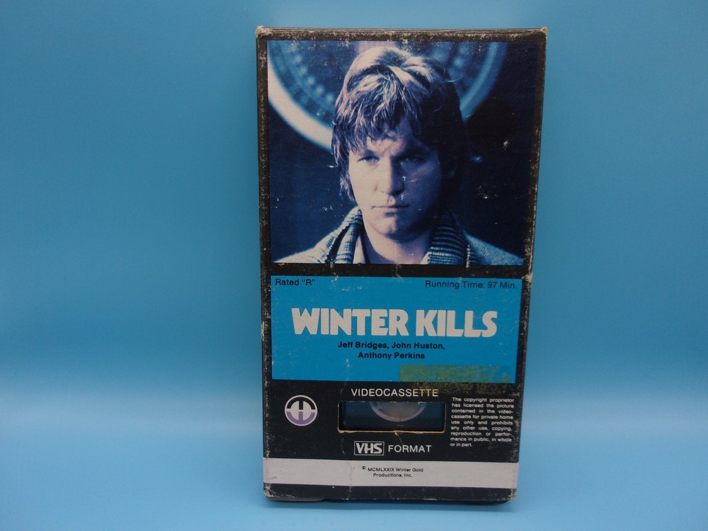 Winter Kills ( Vhs ) Original Extremely Rare 1980 Magnetic Video First Release !