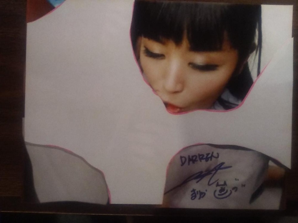 Marcia Hase hand signed 8x10 color photo of Adult Asian Model 2026