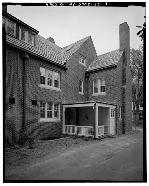 Photo:West Point New York Quarters 116-A Rear Side 1900s Brick House