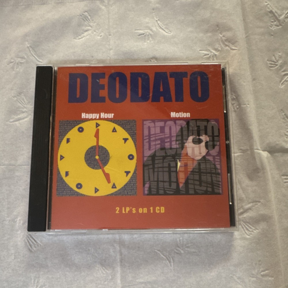 Deodato Happy Hour/Motion CD Album Jewel Case Standard Multicolor
