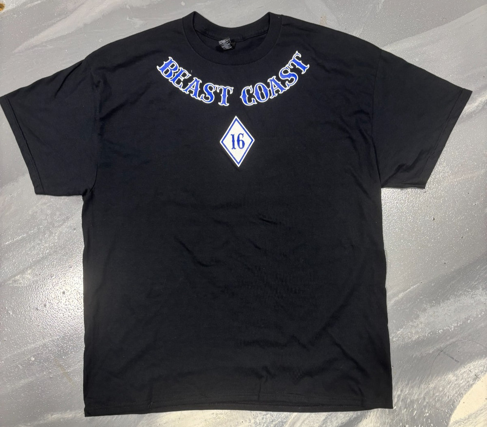 Support 16 Pagan's Mc Motorcycle Club Beast Coast Shirt Medium