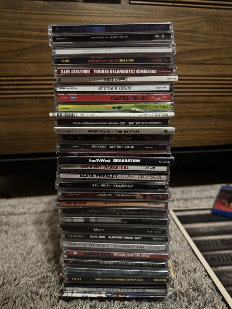 Music CD Lot - Beatles Abbey Road, Kanye West Graduation, Beastie Boys