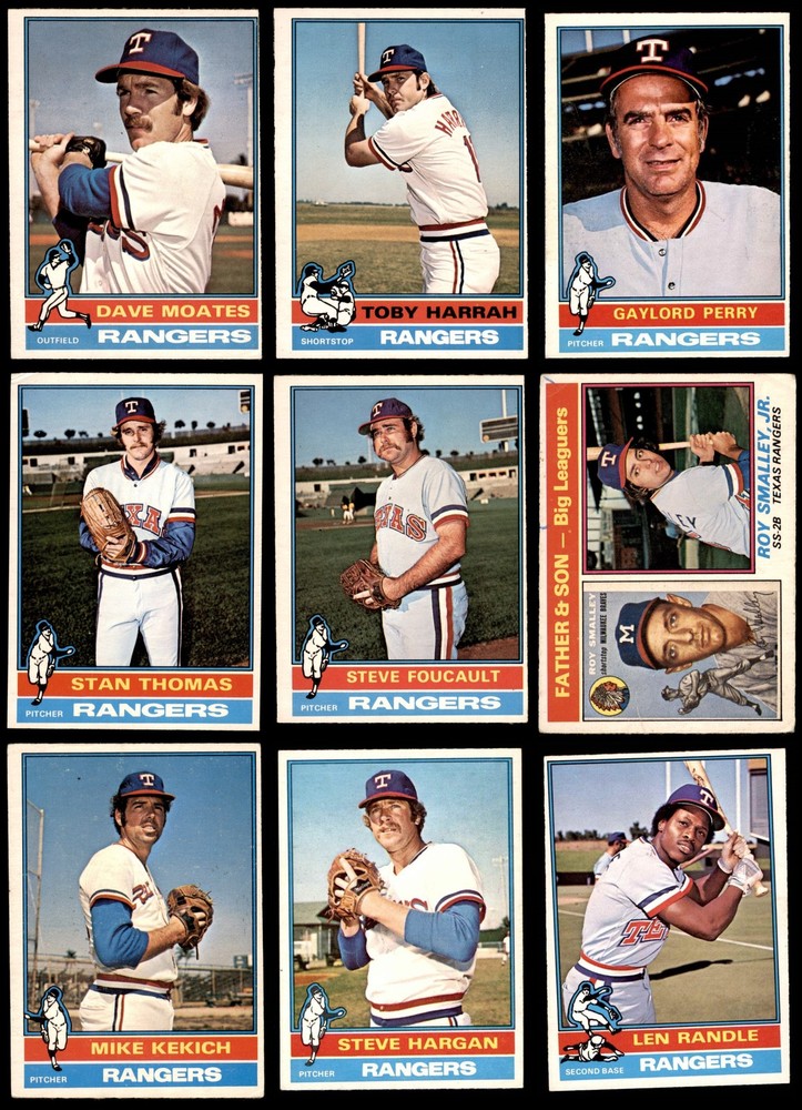 1976 O-Pee-Chee Texas Rangers Near Team Set 3.5 - VG+ 7241463 (15 / 30 cards)