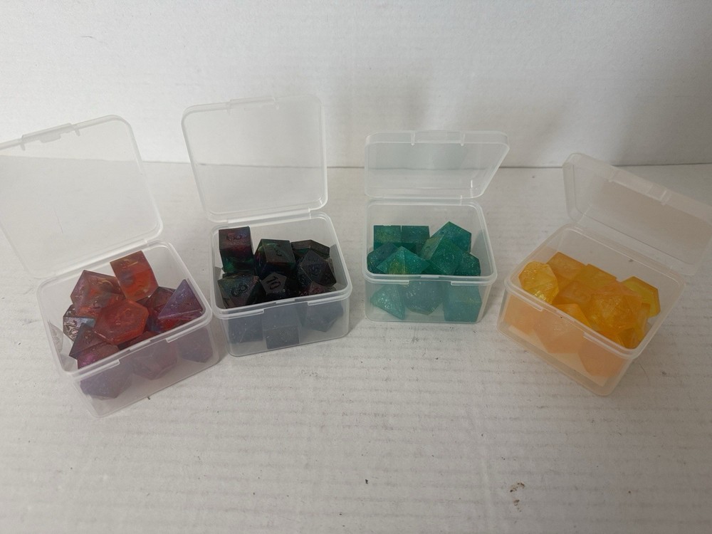 Kraken Dice Lot RAW - 3 x 12pc Sets + 1 x 11pc Set