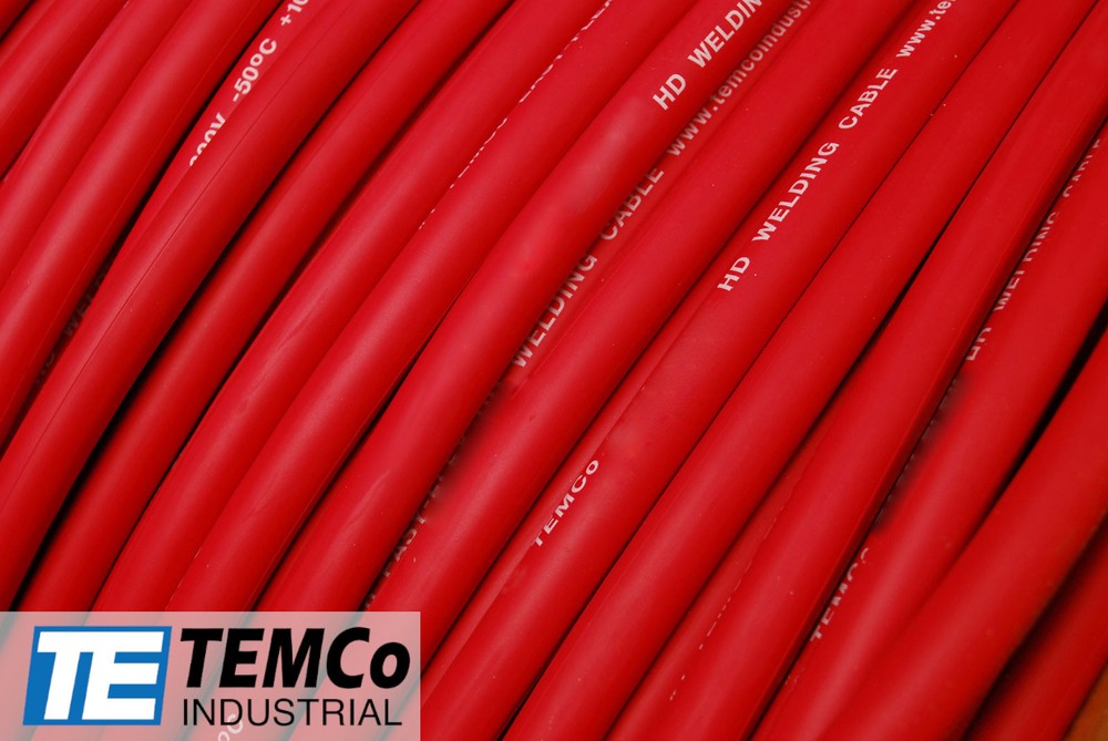 WELDING CABLE 3/0 AWG RED 40' FT BATTERY LEADS USA NEW Gauge Copper Solar