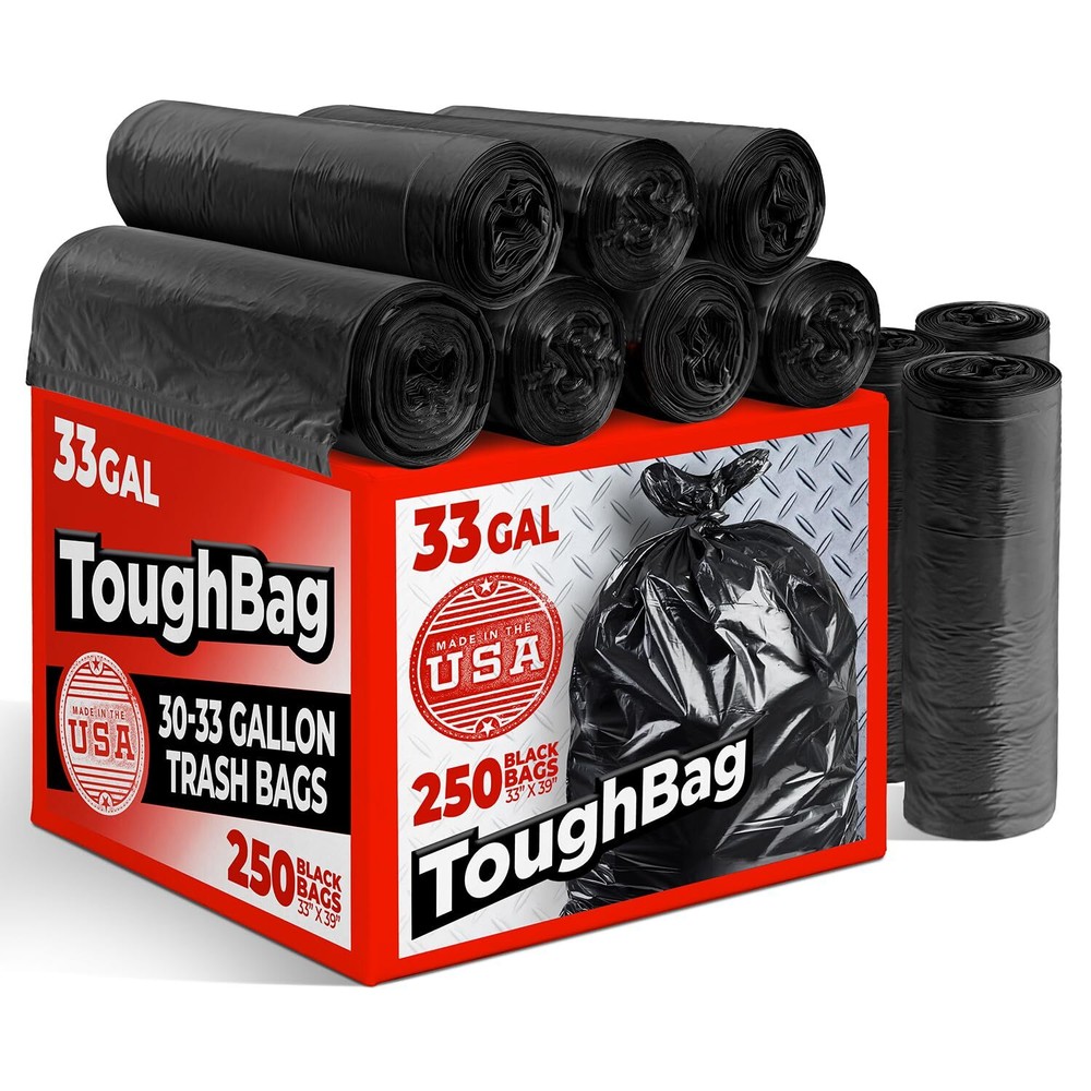 30-33 Gallon Trash Bags, 32 x 38