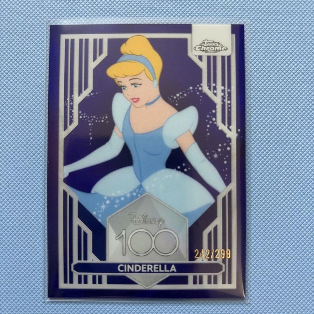 2023 Topps Disney Chrome 100 Cinderella #45 Purple Refractor /299