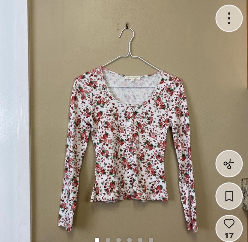 LoveShackFancy Strawberry Top